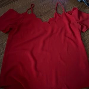 Red going out tank (S)